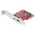 Startech.Com Usb-A Usb-C Pci Express Card W/Multiple Ins Maintains Max Speed PEXUSB311AC3